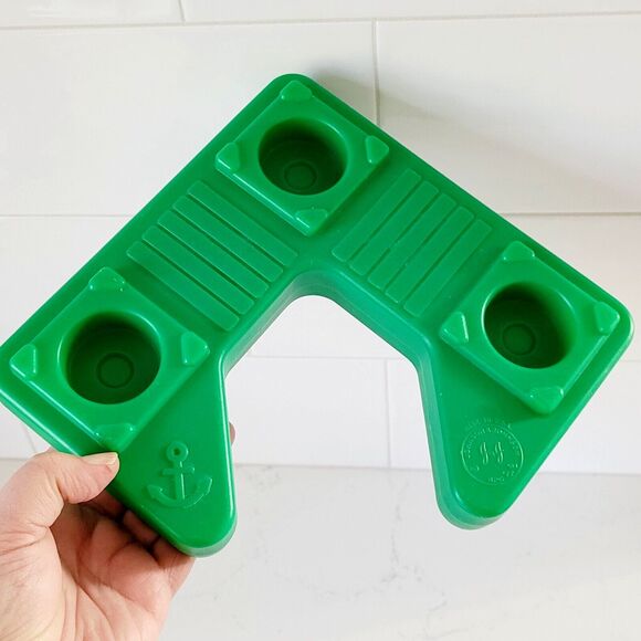 Vintage Johnson & Johnson Harbor Village Dock Blue House Floating Bath Toy 1981 - Picture 10 of 11